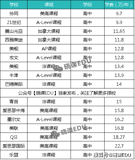 国际学校一年学费全面解析，投入究竟有多少？