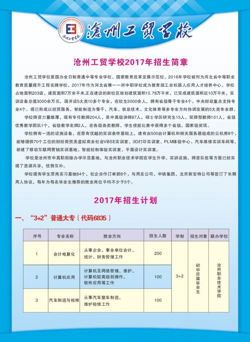 沧州财经学校，财经人才的摇篮之地