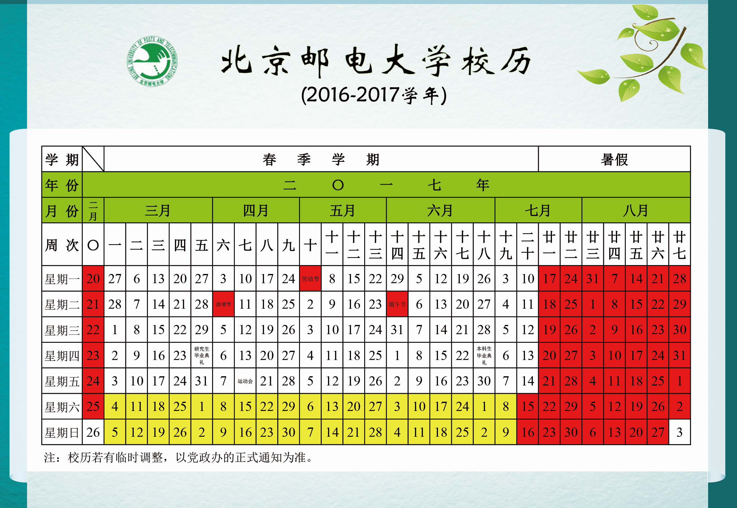 华北电力大学校历，历史沿革与校园生活一览