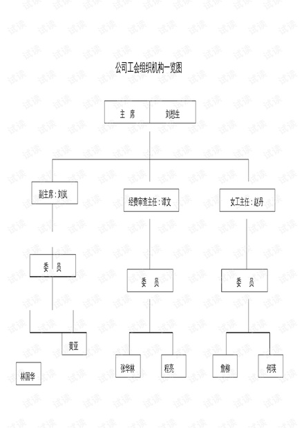 学校工会组织机构图，构建高效、民主的工会管理体系框架